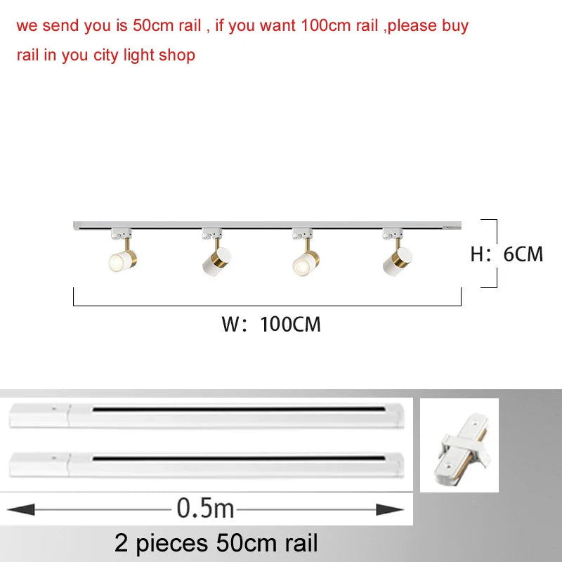 Versatile Adjustable LED Spotlight for Modern Home Decor