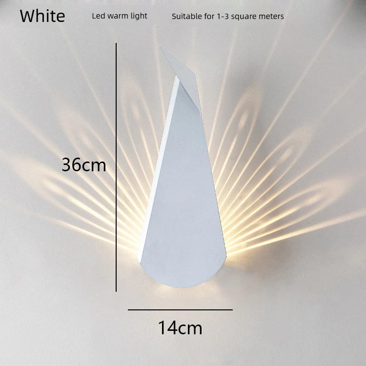 Elegant Modern Gold Wall Sconce - LED Reading Light for Home Décor