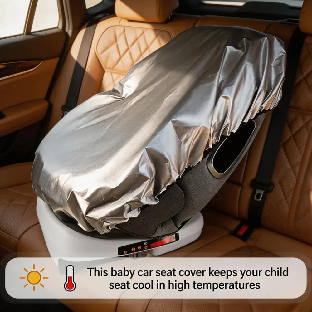 Infant Car Seat Sun Shade | UV Protection & Heat Blocker