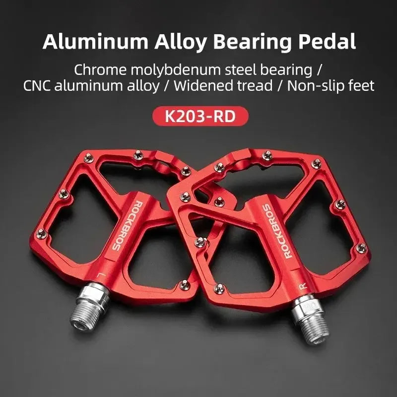 ROCKBROS Ultralight Anti-Slip Aluminum Bicycle Pedals for Better Cycling