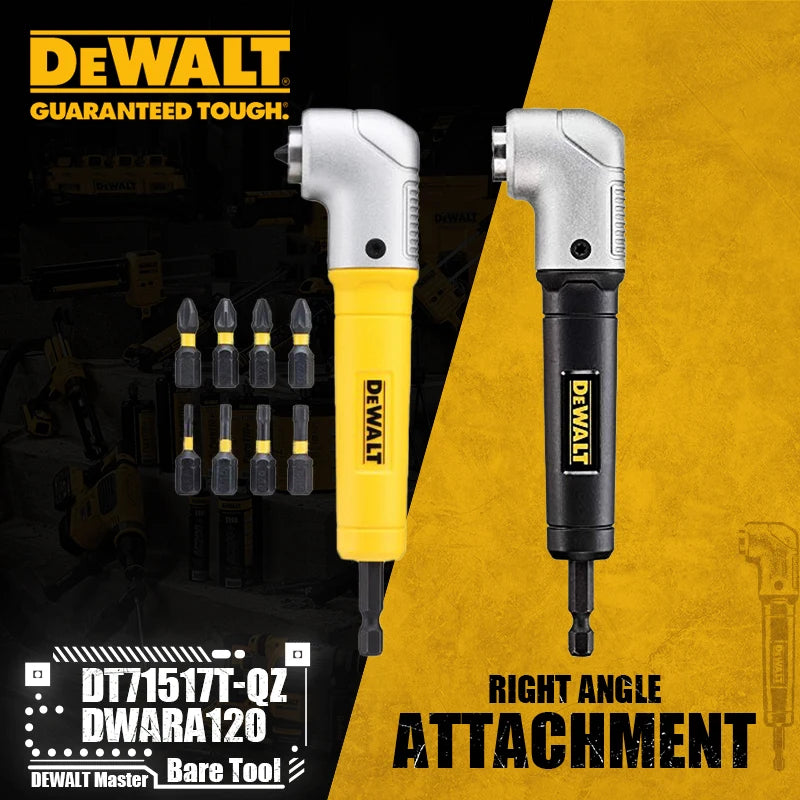 DEWALT Right Angle Attachment & Screwdriver Bits Set | Impact Ready