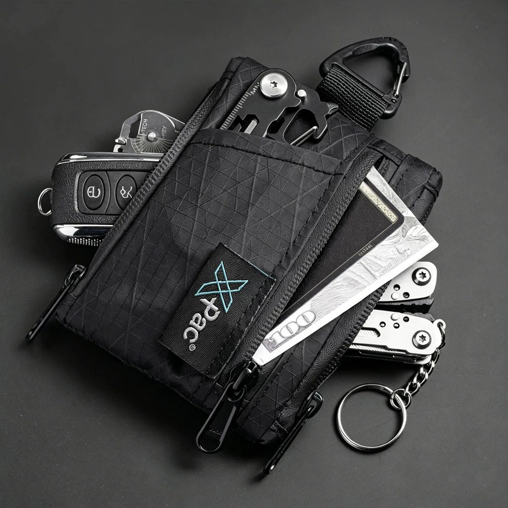 Durable Waterproof X-Pac Card Holder & Earbuds Organizer Pouch