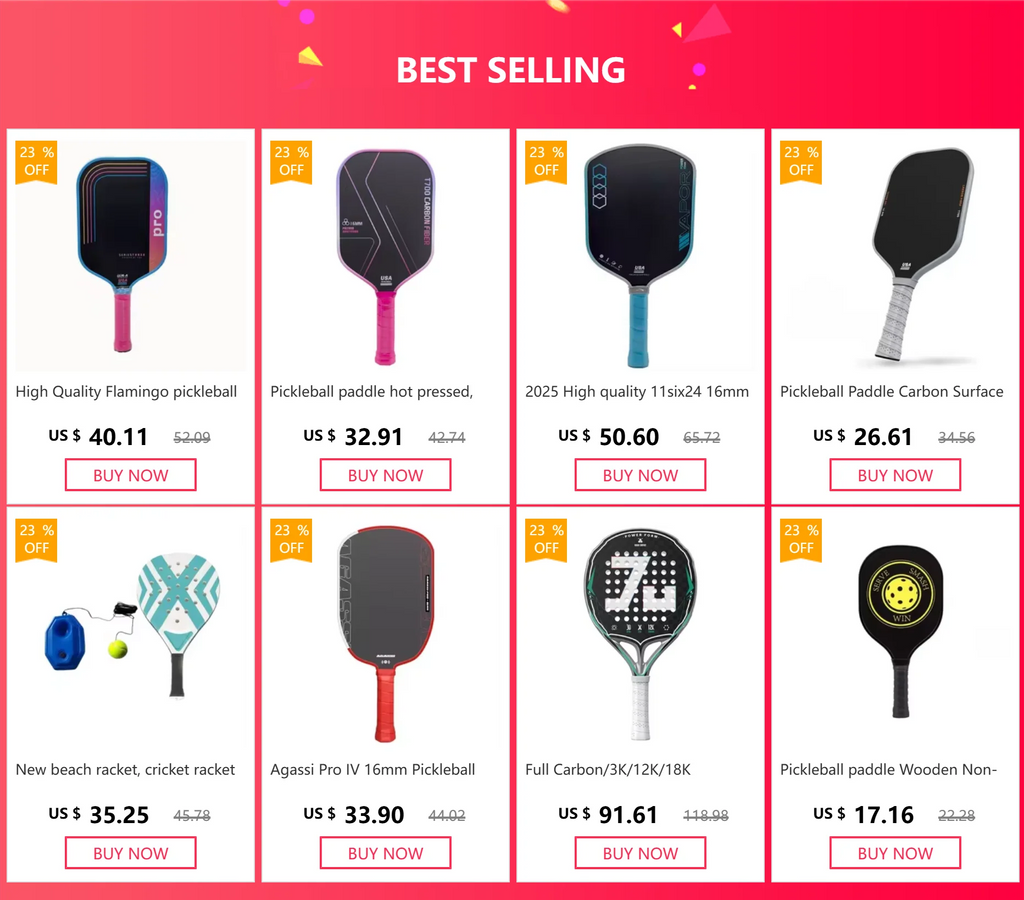 USAPA Approved Wooden Pickleball Paddle with Non-Slip Handle