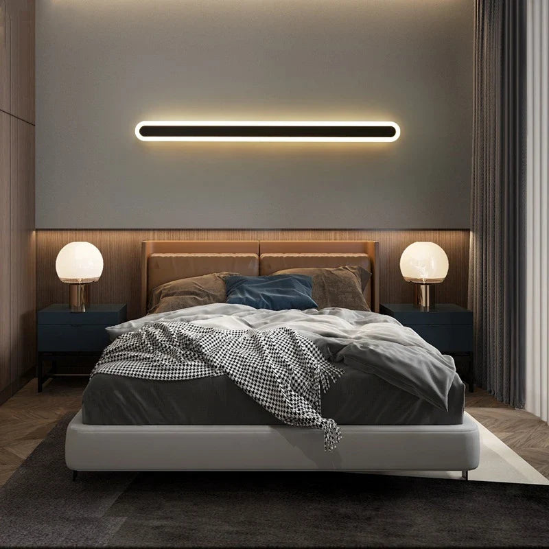 Smart LED Linear Wall Light - Dimmable & App Controlled Sconce