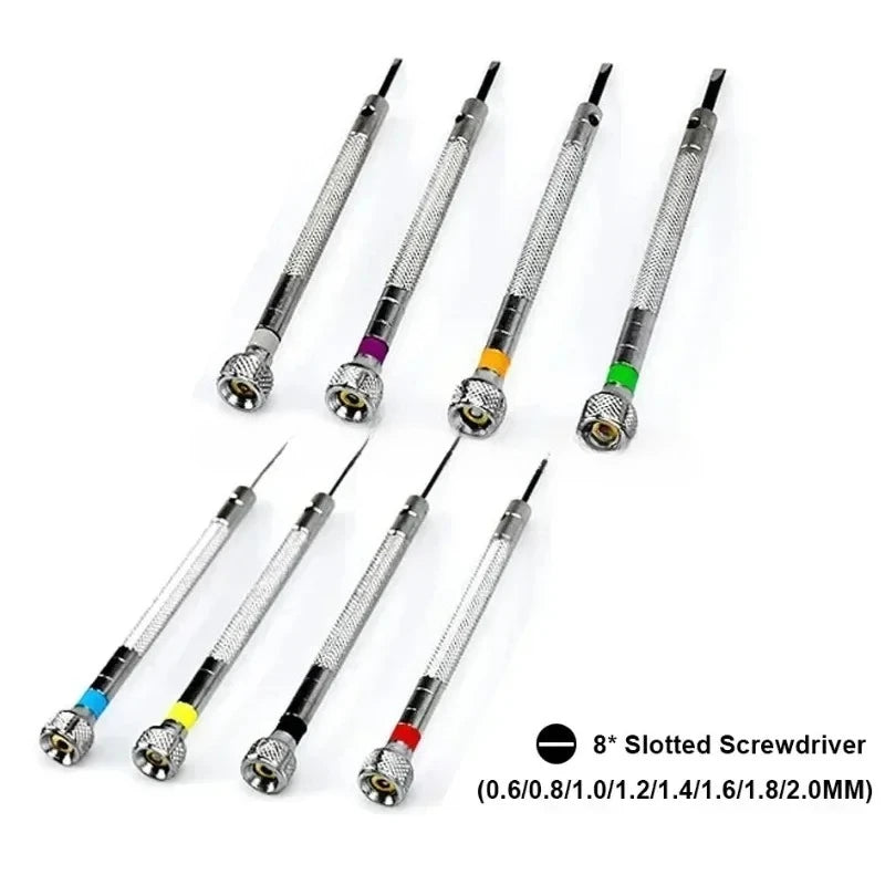13-Piece Professional Watch Repair Tool & Screwdriver Set
