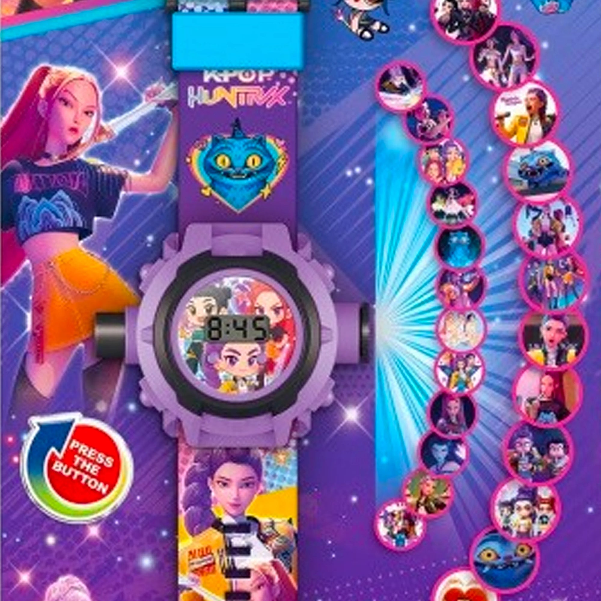 K-POP Projection Watch for Kids - 24 Fun Glowing Images