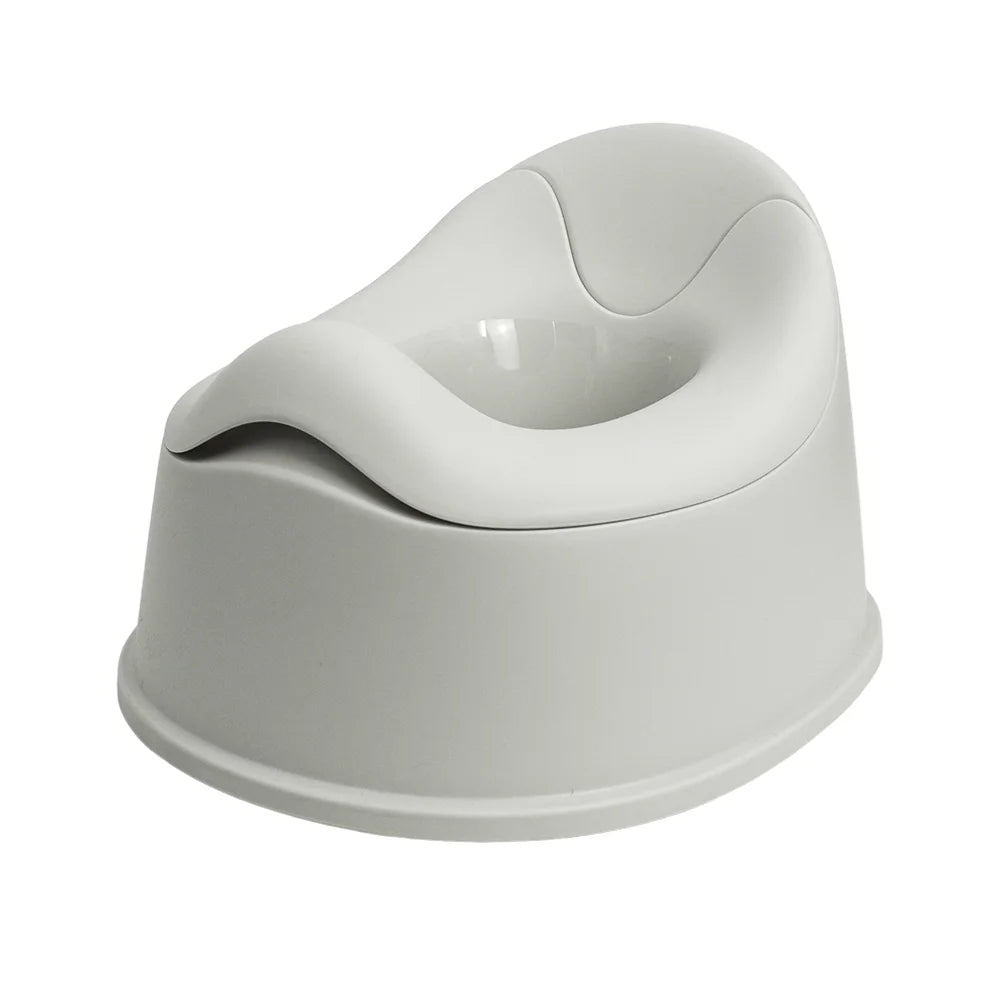 Comfortable Ergonomic Baby Potty Chair - Anti-Slip, Easy Clean, Pink/Grey