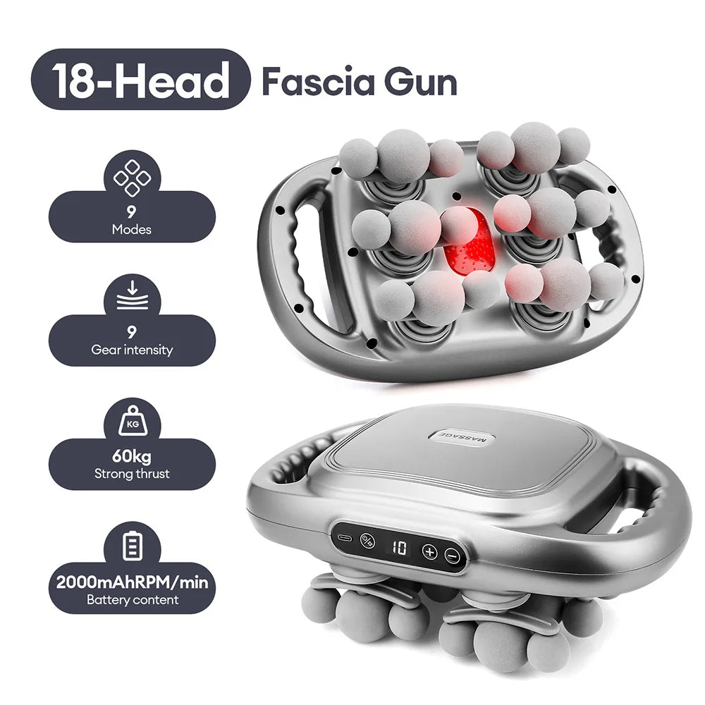 Advanced Vibration Therapy Massager with 42 Heads for Full-Body Relief
