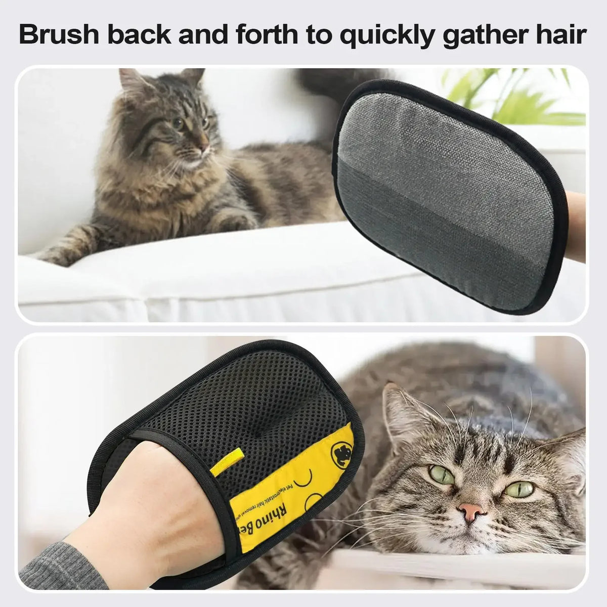 Pet Hair Removal Gloves for Dogs & Cats – Effortless Fur Cleaning