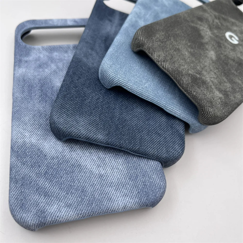 Chic Denim Magnetic Wireless Charging Case for Google Pixel Models