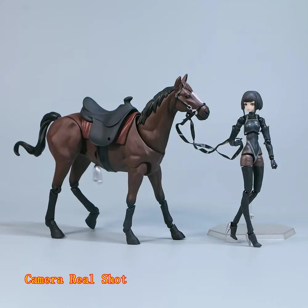 Movable Horse Figure 1/12 Scale - Ideal for Collectors & Kids
