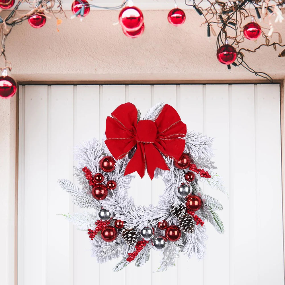 Exquisite Christmas Wreath - Artificial Vine Garland for Festive Decor
