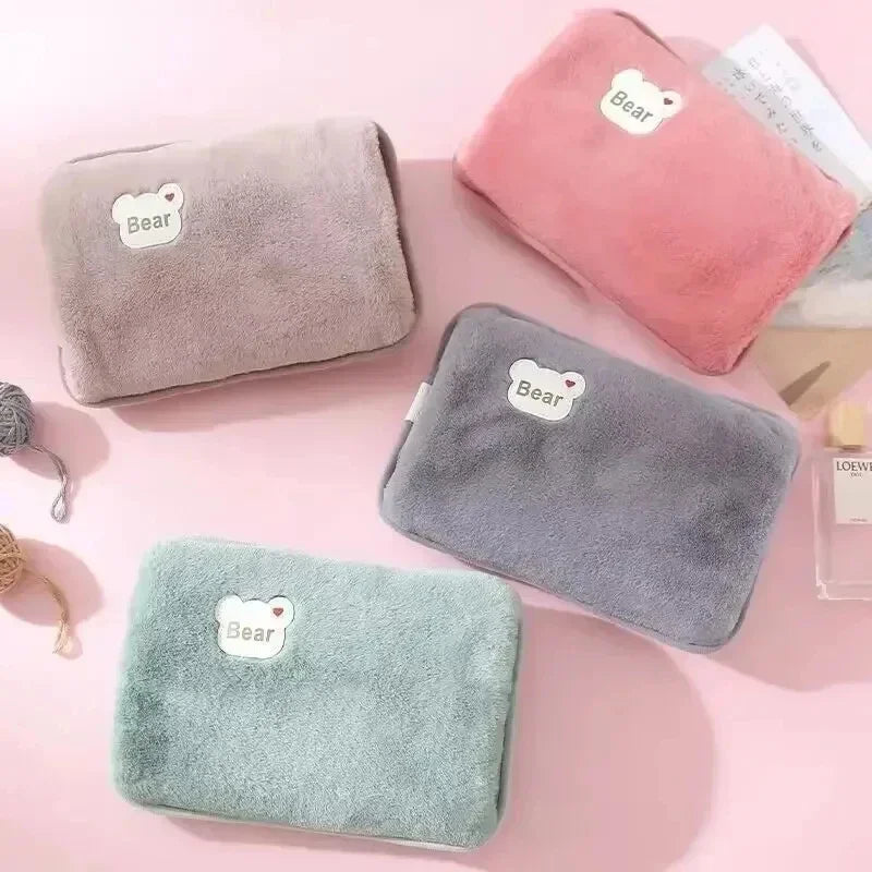 Electric Hot Water Bottle - Cute, Rechargeable Hand Warmer