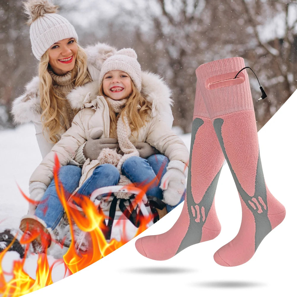Rechargeable Electric Heated Socks for Outdoor Adventures