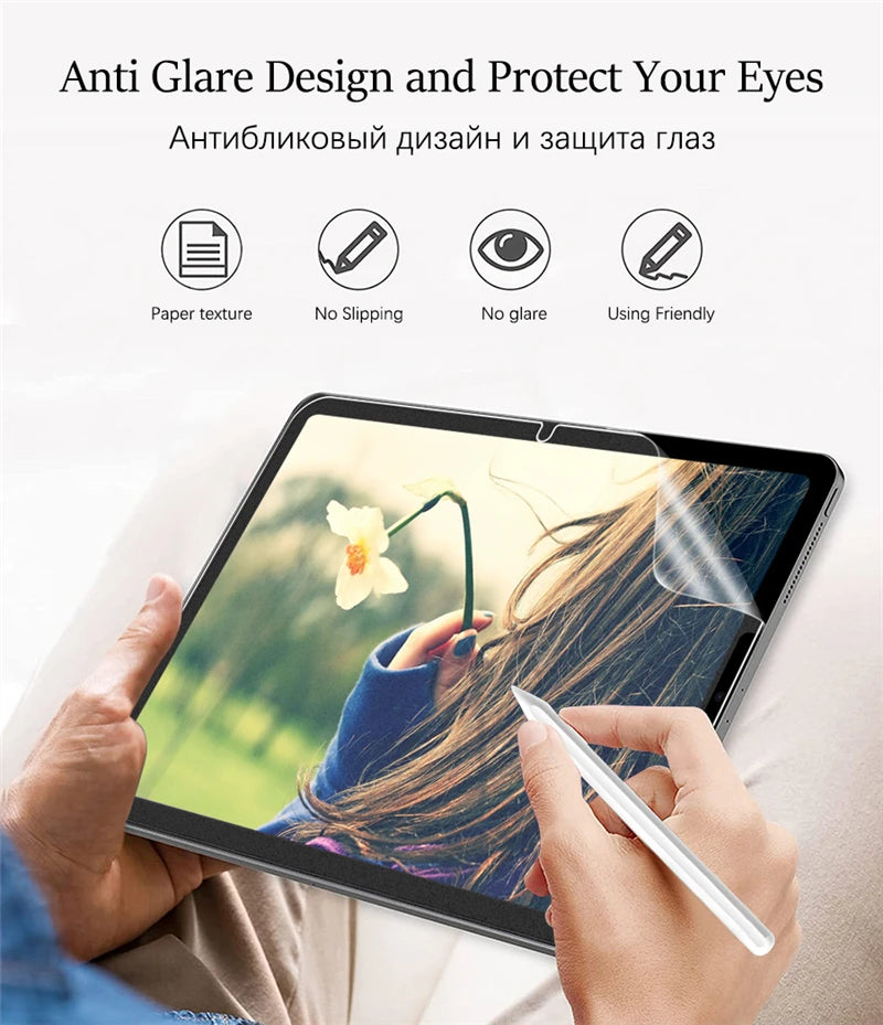 3Pcs Paper Feel Screen Protector for Xiaomi Pad 7, 6 & Pro Series