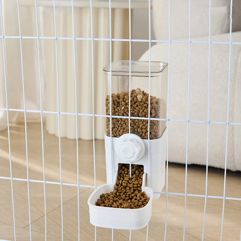Automatic Pet Feeder & Water Dispenser for Small Dogs, Cats, and Rabbits