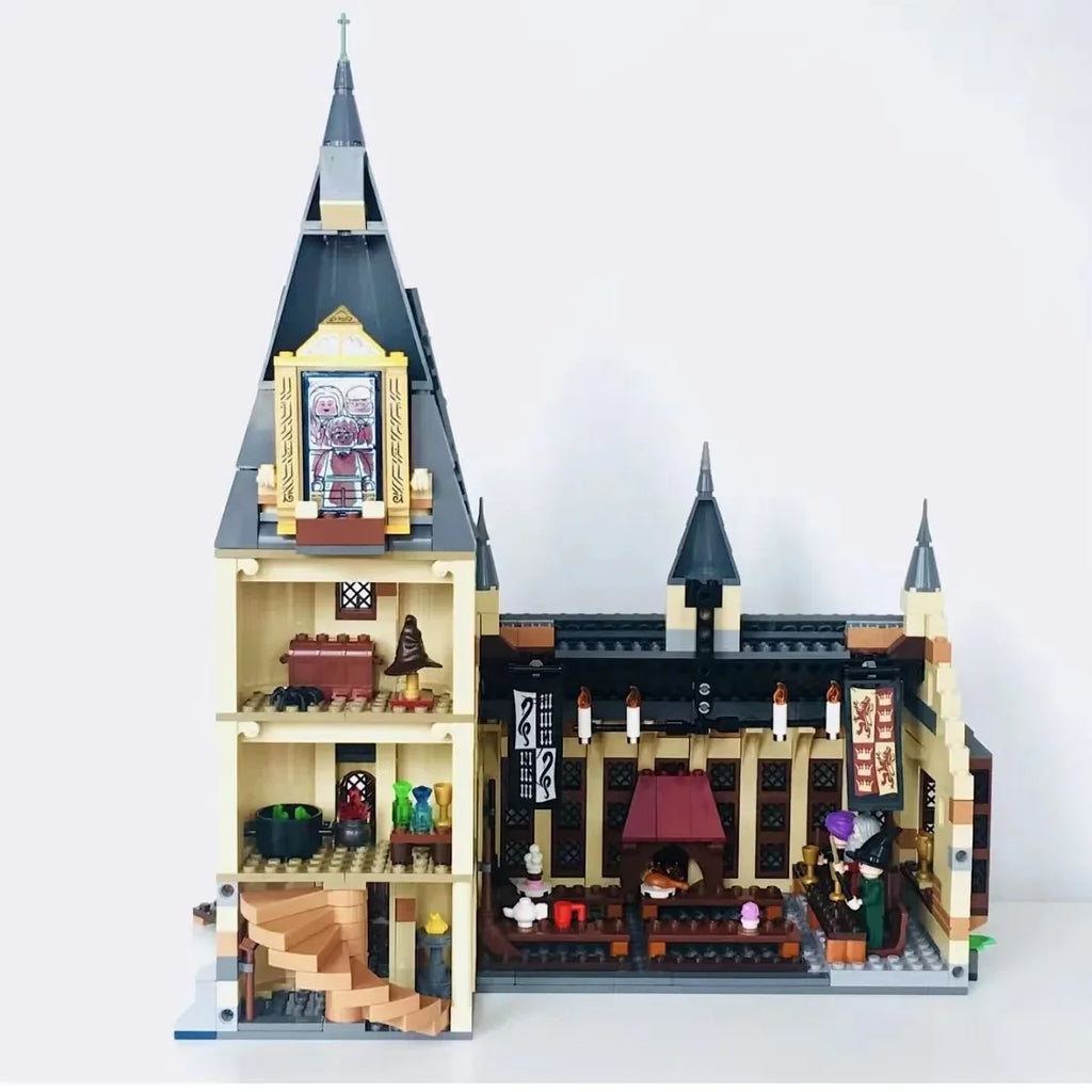 Magic School Great Hall Castle Building Blocks Set - Creative Fun Awaits!
