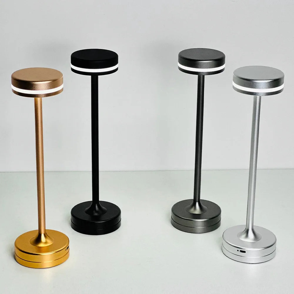 Portable Cordless LED Table Lamp with USB Charging - Modern & Dimmable