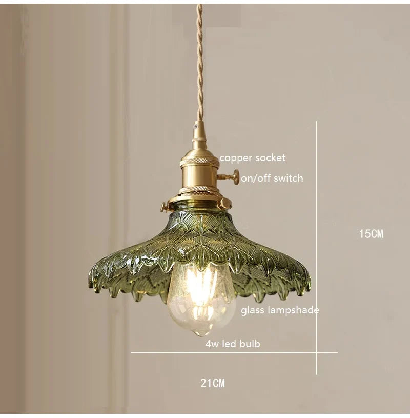 Stylish Glass Pendant Light for Dining Room & Restaurant Décor