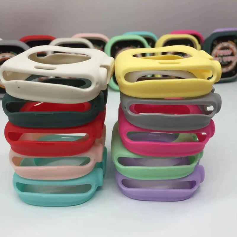 Shockproof Soft Silicone Cover for Apple Watch Ultra 49mm - TPU Bumper