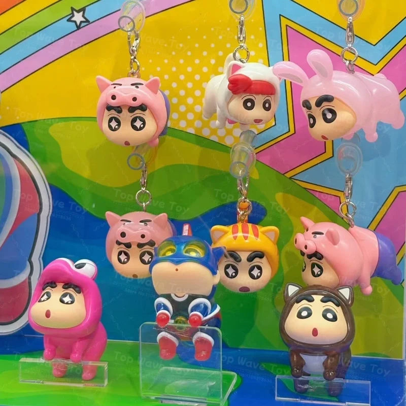 Cute Crayon Shin-Chan Mini Blind Box Bean Doll - Flying Superpowers