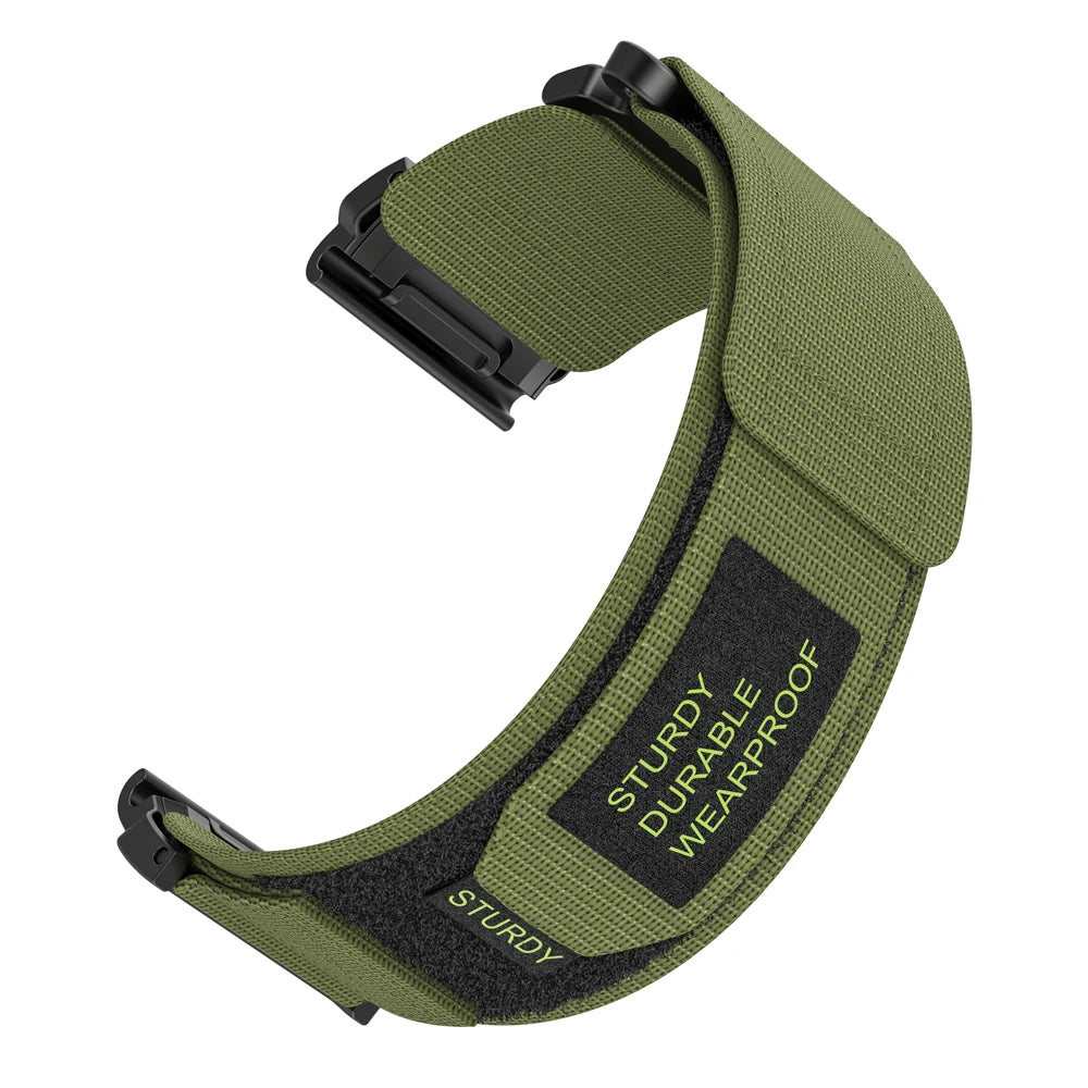 QuickFit 22mm/26mm Nylon Band for Garmin Watches - Durable & Stylish
