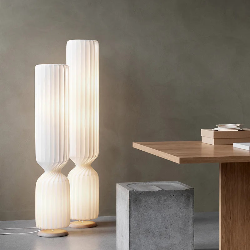 Nordic Modern PVC Twist Floor Lamp for Elegant Home & Office Decor