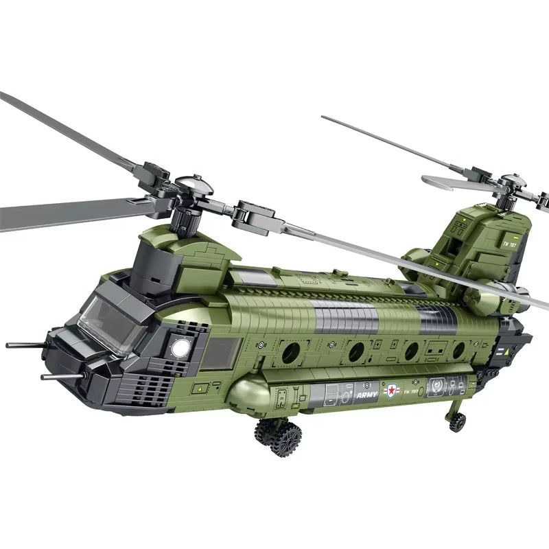 Reobrix 33031 MOC CH-47 Chinook Helicopter Building Blocks Set