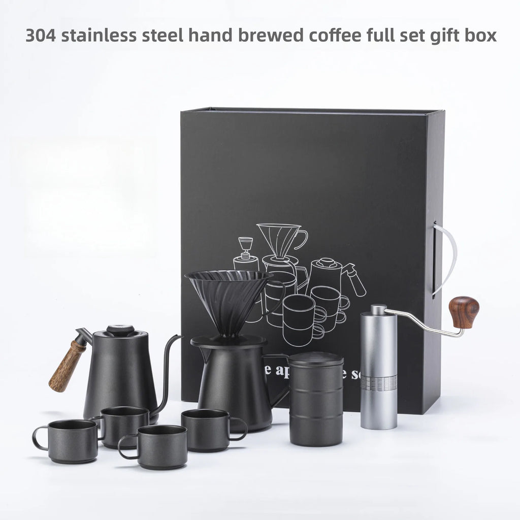 Exquisite Pour Over Coffee Tool Set - Perfect Gift Box!