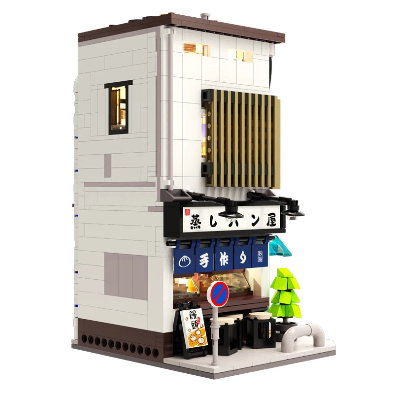 Cada City LED Japanese Bun House Building Blocks - Creative Kids Gift