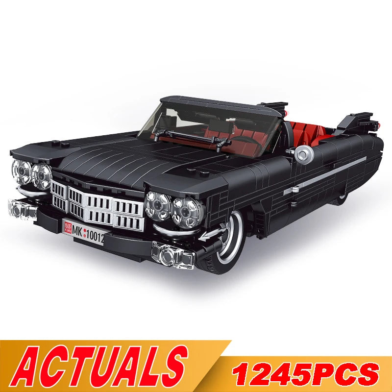MOULD KING 10012 Vintage Sports Car Building Blocks - Fun Retro Model