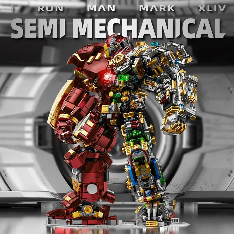 Iron Heroes DIY Building Set - Creative Action Figures for Imagination