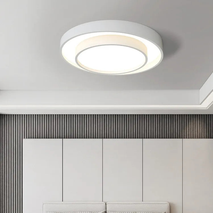 Modern Dimmable LED Flush Mount Ceiling Light for Home & Kitchen