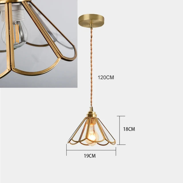 Nordic Retro Green Pendant Light for Stylish Home Decor