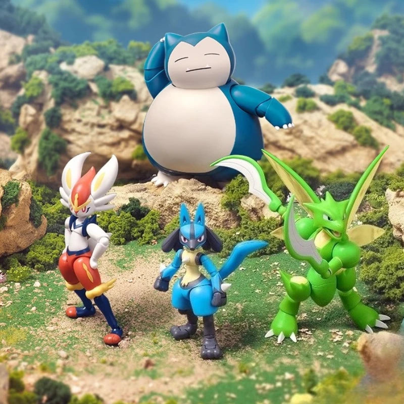 Creative Block Building Set with Iconic Characters - Lucario & More