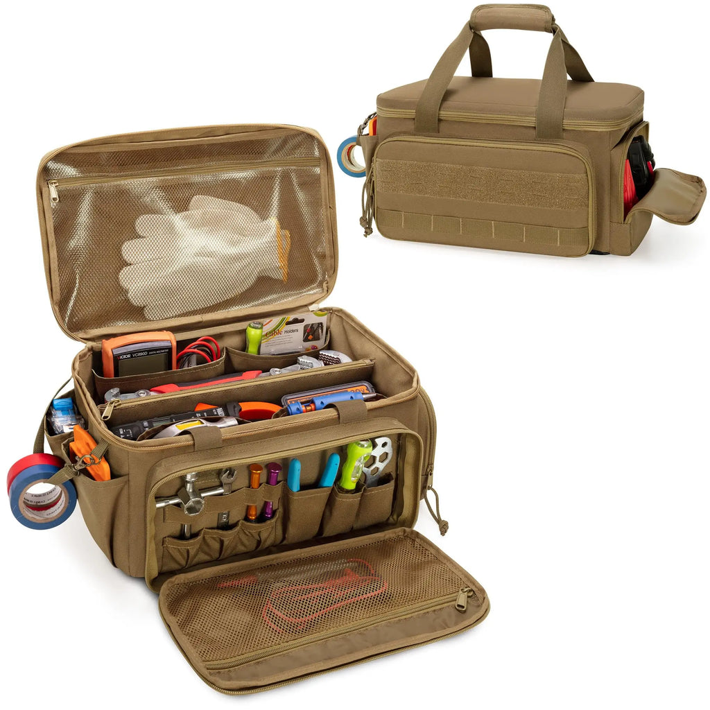 14 Inch Heavy Duty Multi-Purpose Tool Bag with Non-Slip Base