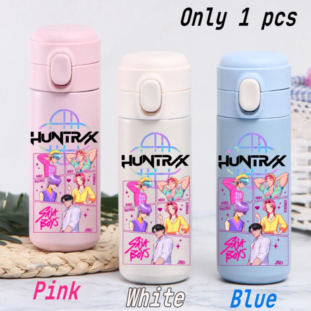 Insulated 420ML K-Pop Travel Drink Bottle - Stylish & Portable