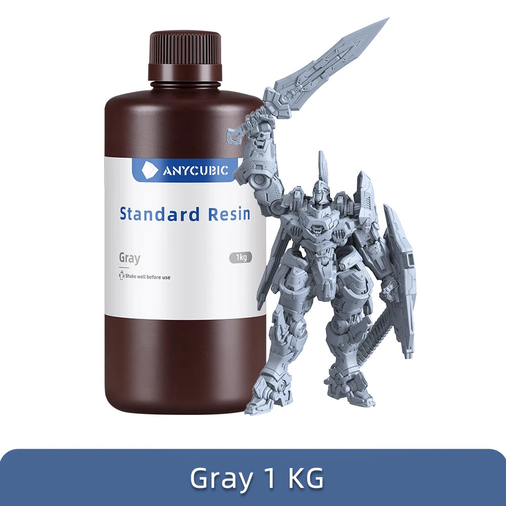 ANYCUBIC 405nm UV Resin for 3D Printing - High Precision & Fast Curing