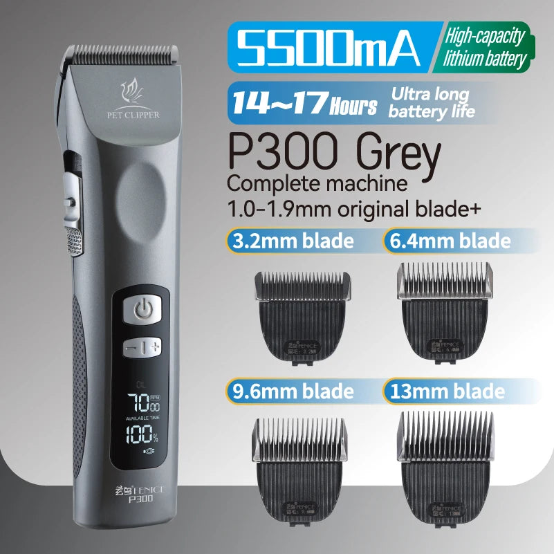Fenice Cordless Rechargeable Pet Clipper - Professional Grooming Tool
