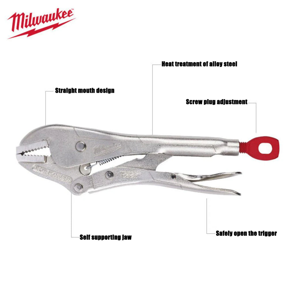 Milwaukee TORQUE LOCK 7-Inch Straight Mouth Locking Pliers