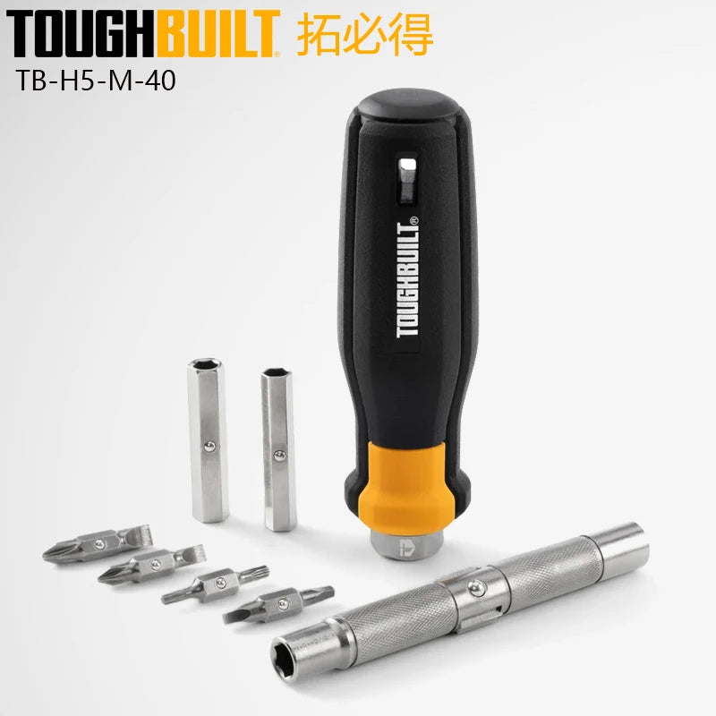 TOUGHBUILT Multi-Bit Driver Set – Versatile, Durable, Ergonomic