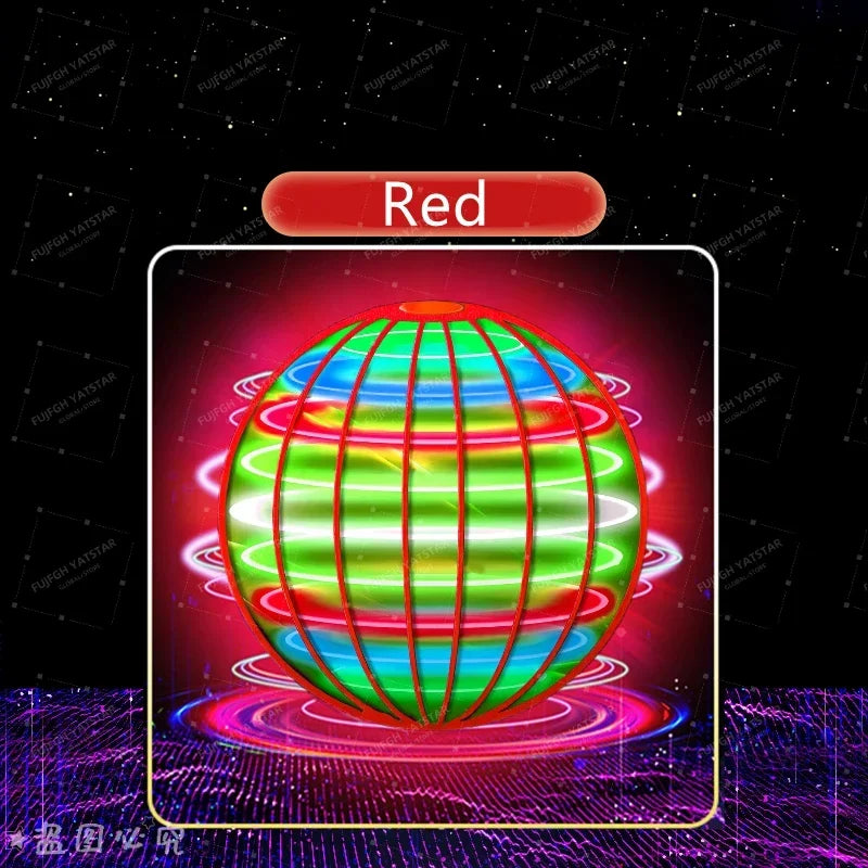 LED Flying Ball - Gyroscopic Anti-Gravity Toy for Kids