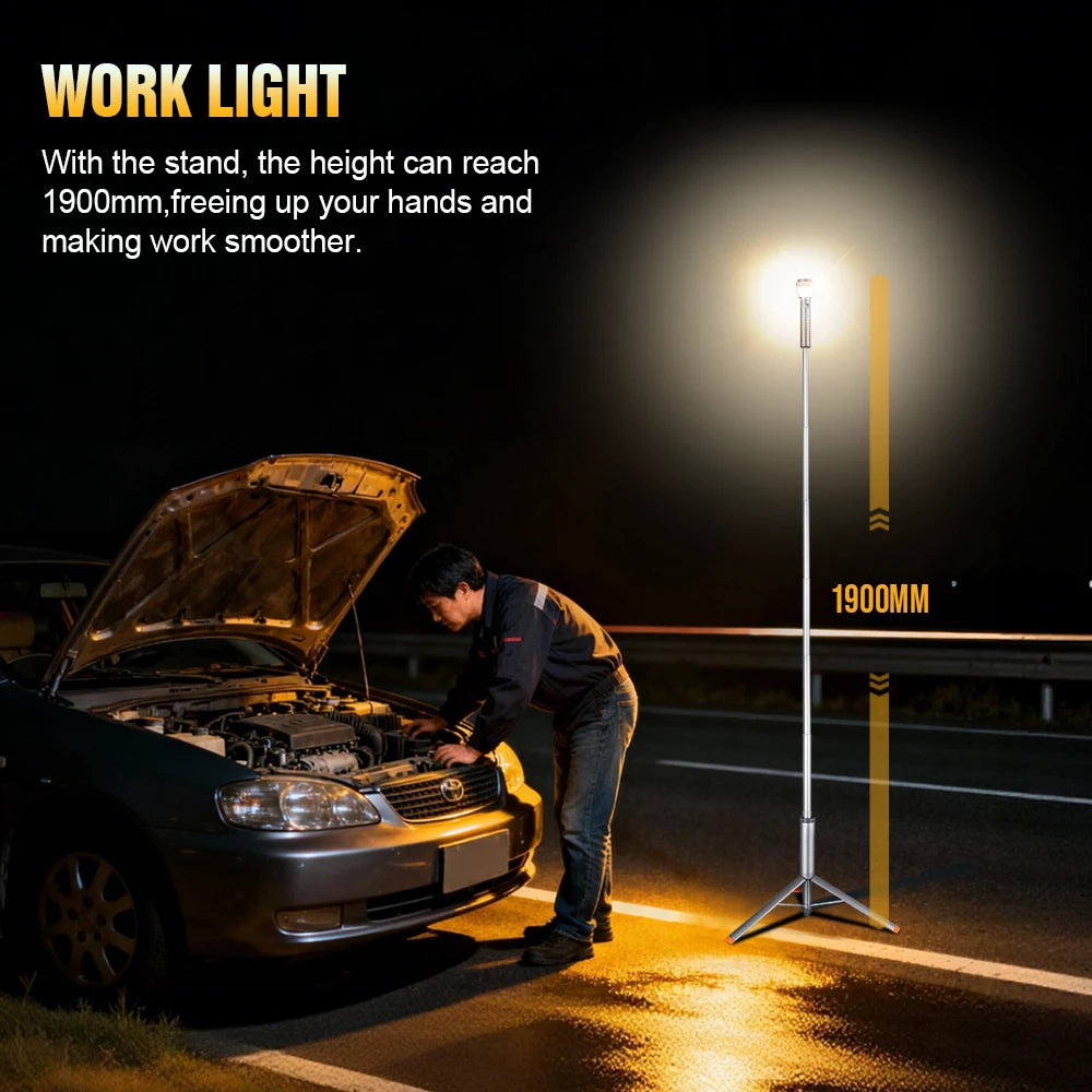 Trustfire WL22-PRO LED Rechargeable Flashlight & Lantern Tripod