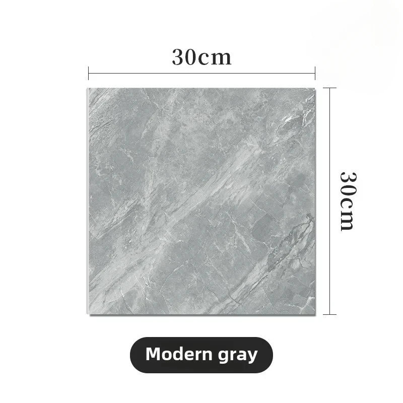 Waterproof Thickened Self-Adhesive Marble Tile Floor Stickers - 10/30/50PCS