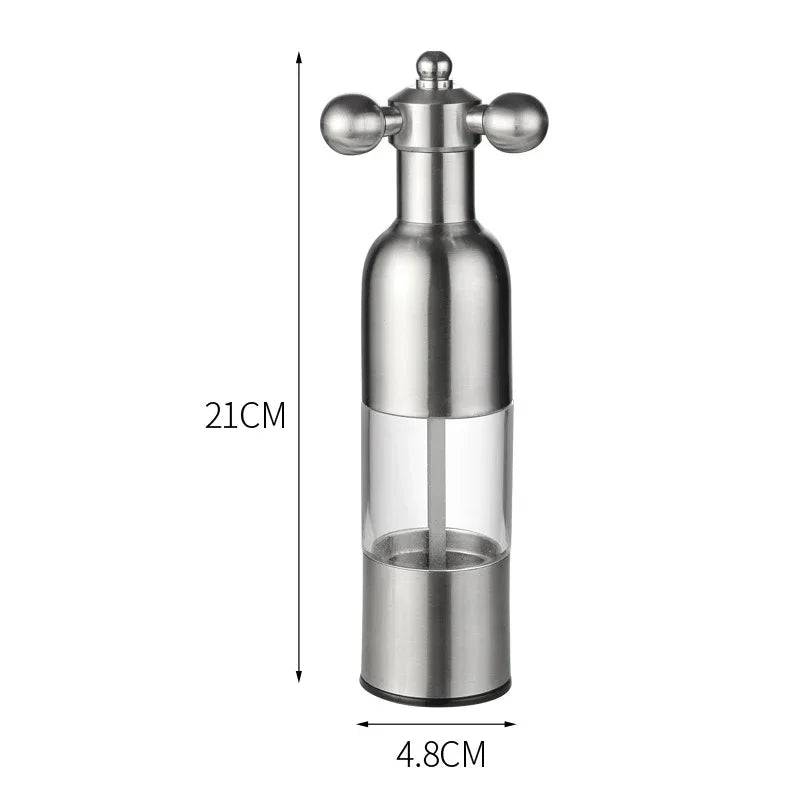 Premium 304 Stainless Steel Manual Pepper Grinder - Eco-Friendly Design