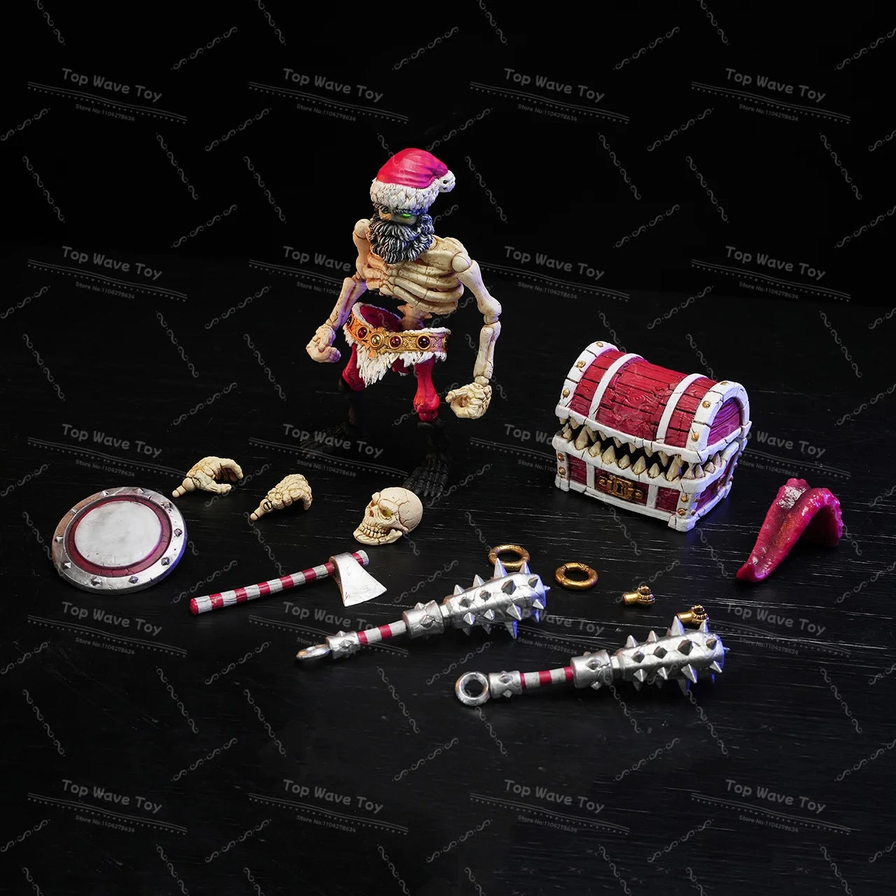 1/12 Scale Skeleton Warrior Figure - Perfect for Action Scenes