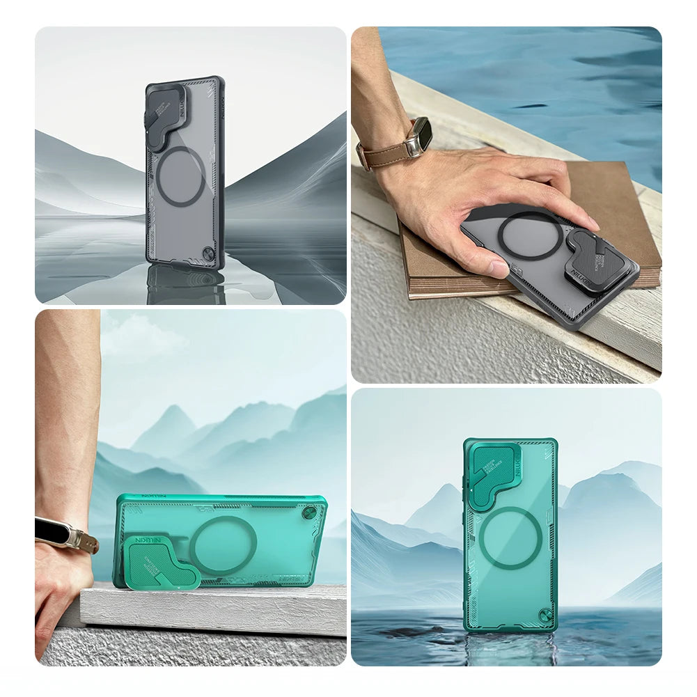 NILLKIN Iceblade Magnetic Case for Samsung Galaxy S25 Ultra - Futuristic Style