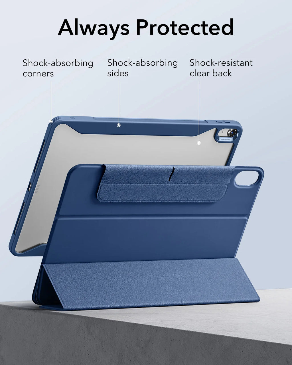 ESR Magnetic iPad Pro Case - Adjustable Stand & Total Protection