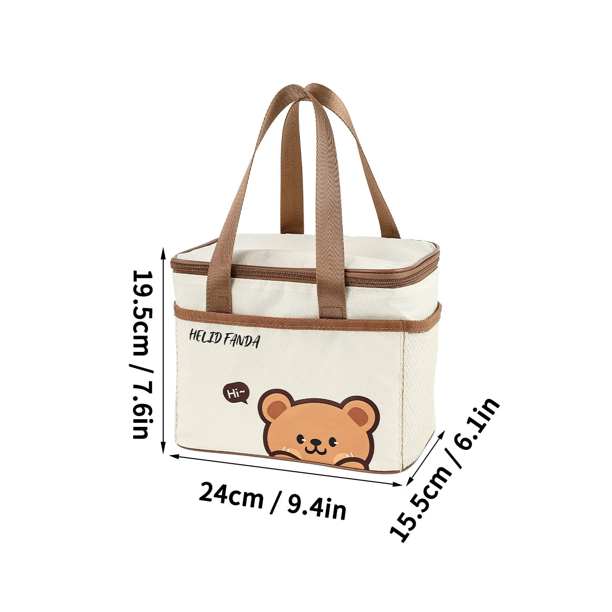 Capybara Thermal Insulated Lunch Bag - Kids & Students