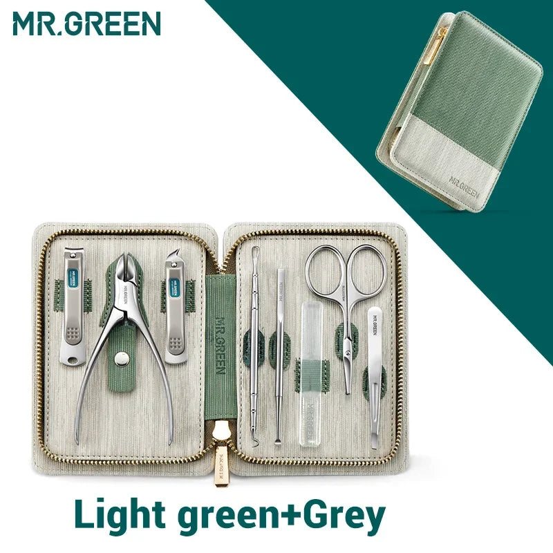 MR.GREEN Professional Stainless Steel Manicure & Pedicure Set